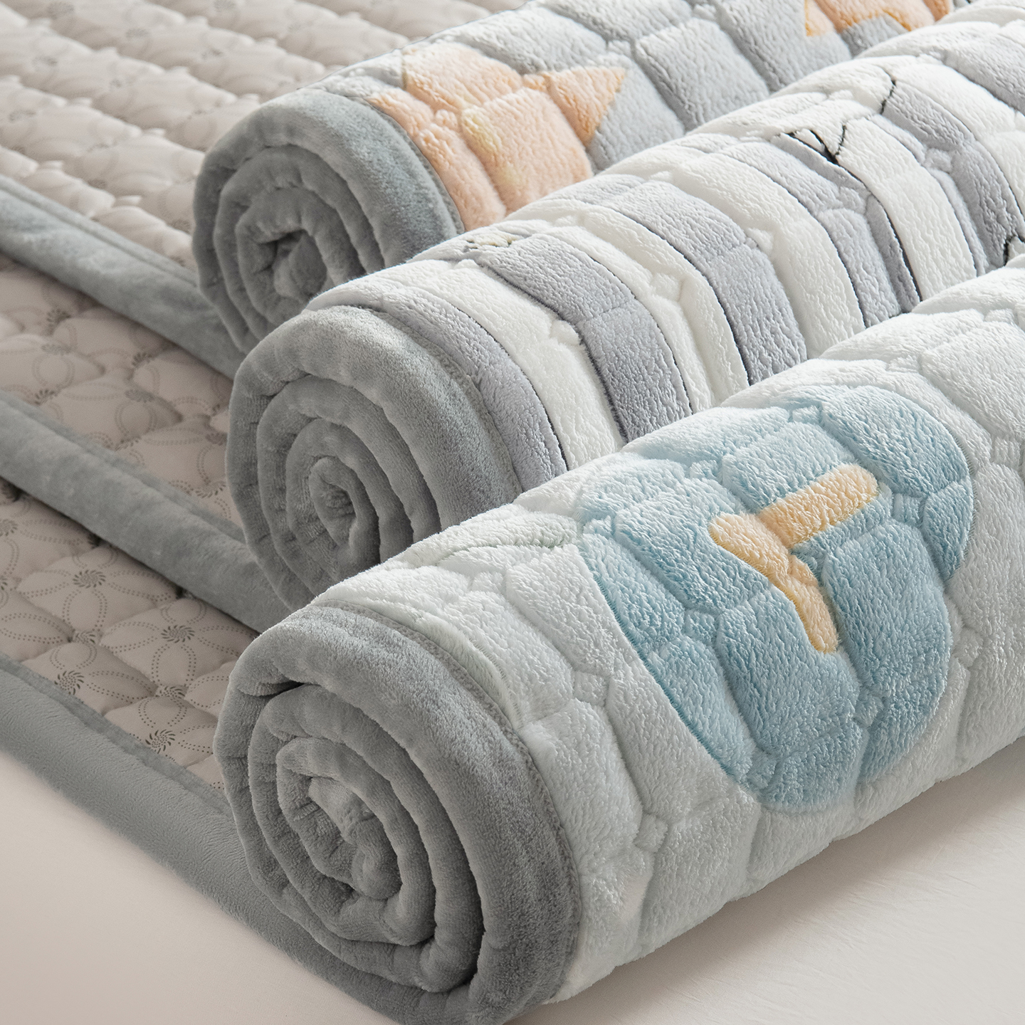 床垫1米5冬天加厚保暖牛奶绒褥子