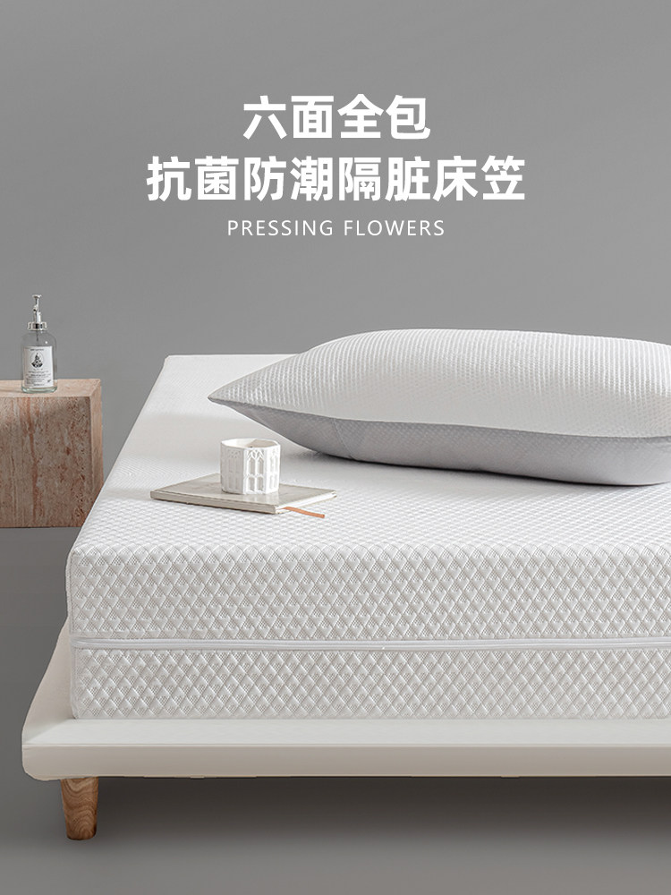 乳胶床垫罩保护套六面全包床笠席梦思隔脏防水防螨翻新可定制床套