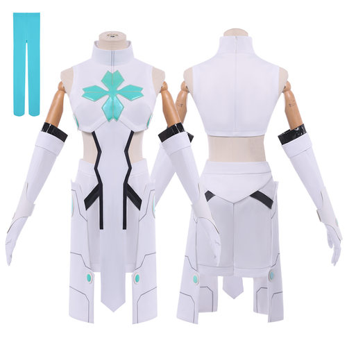 新款凸变英雄Xcos服幸运青Xcosplay服装白色西服二次元动漫服装