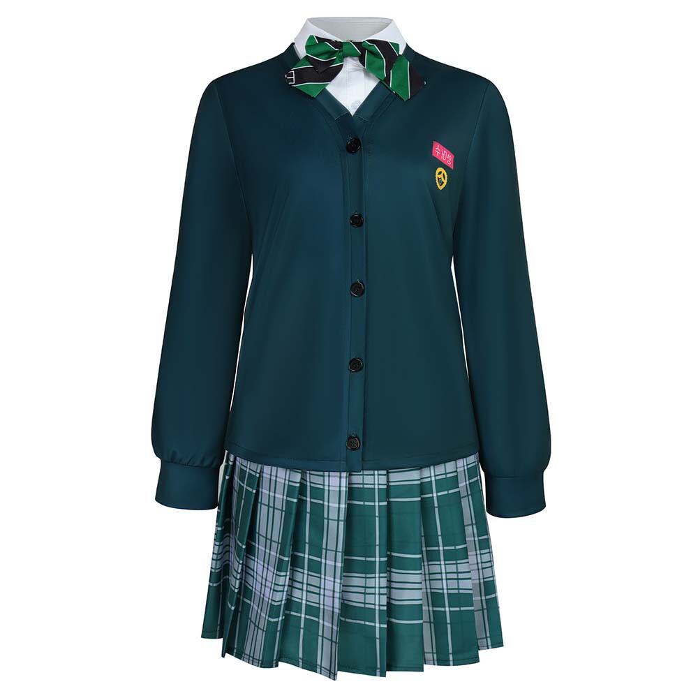 僵尸校园cos服绿色学院男女校服演出服漫展万圣节cosplay角色扮演