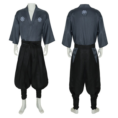 跨境新款鬼武者奈飞11月新剧宫本武藏和服万圣节表演服现货