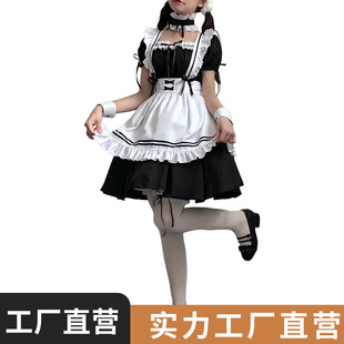 奇迹暖暖环游世界 红酒甜心女仆装lolita可爱女佣服cosplay制服裙