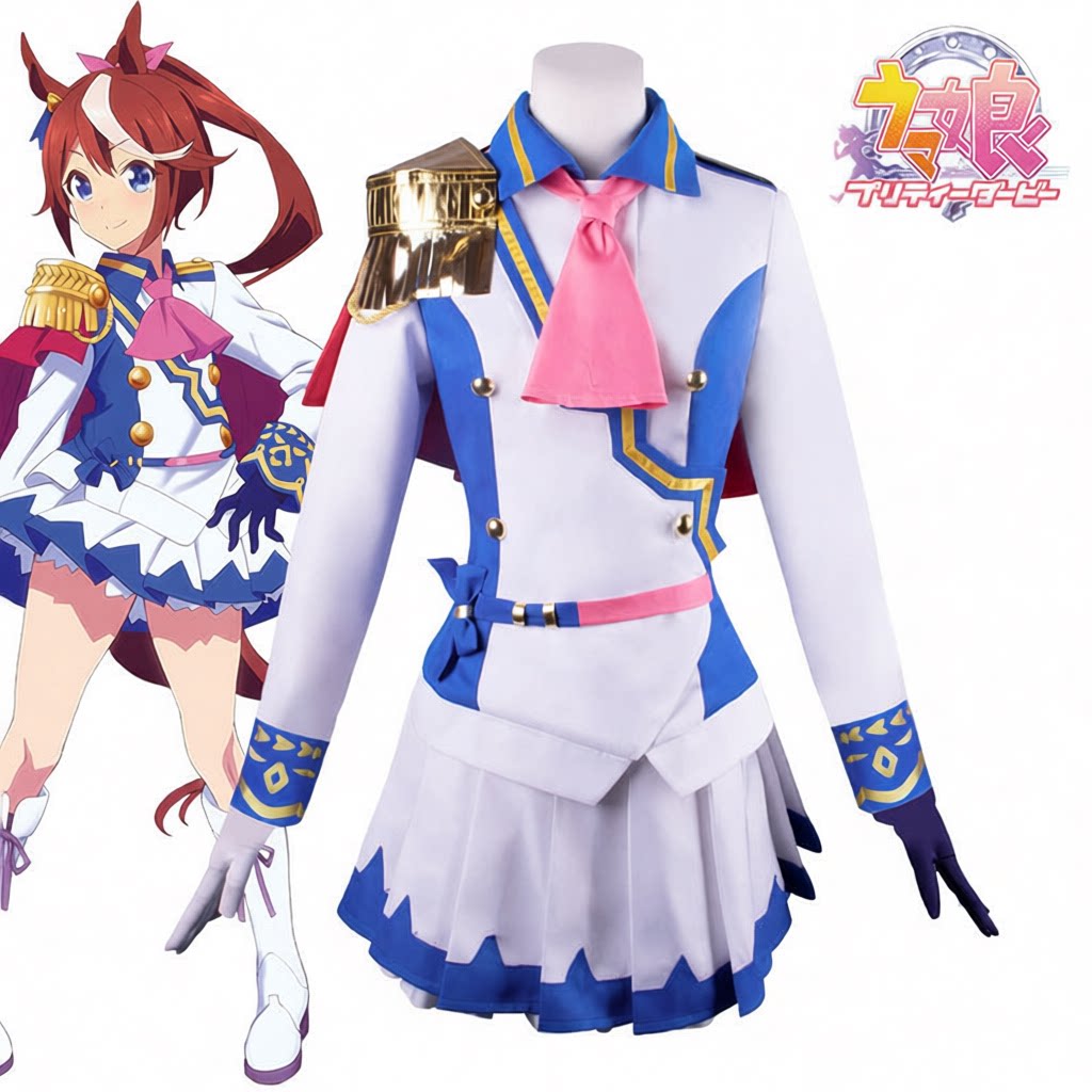 赛马娘cos服特东海帝皇cos服雷森学院校服领可爱风连衣裙