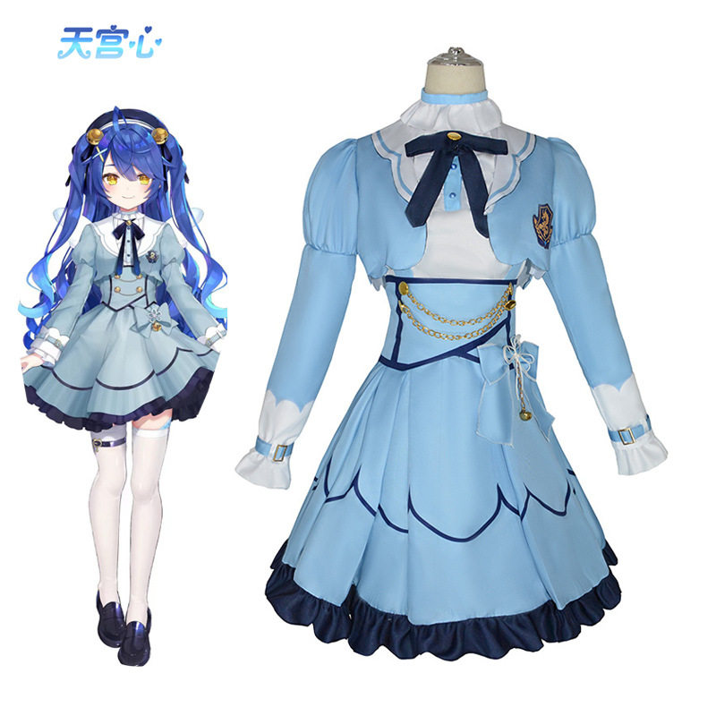 动漫服饰lolita虚拟偶像cos服天宫心cosplay服装女装动漫女连衣裙