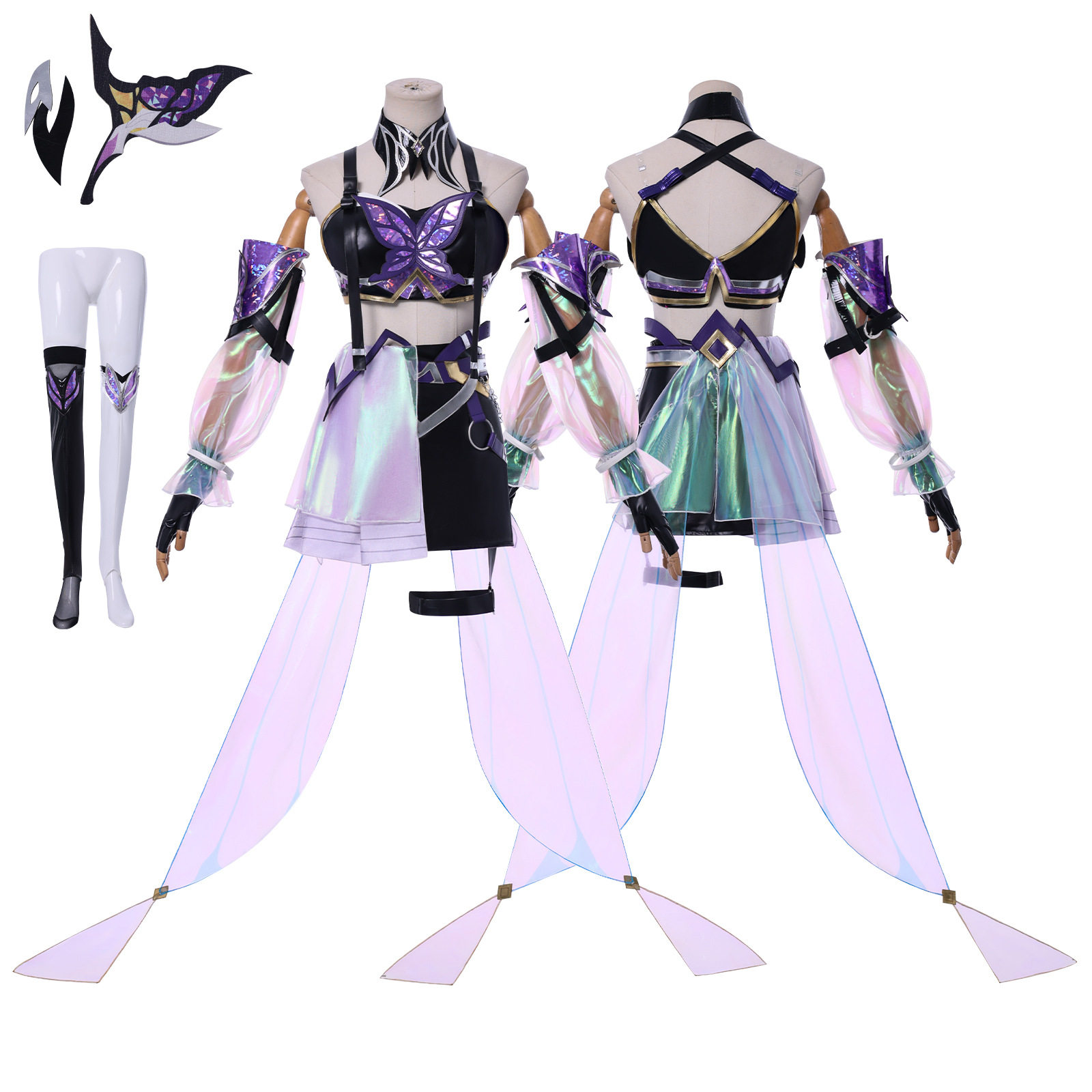 王者荣耀cos服源·梦阿轲化蝶舞cosplay二次元游戏动漫服装