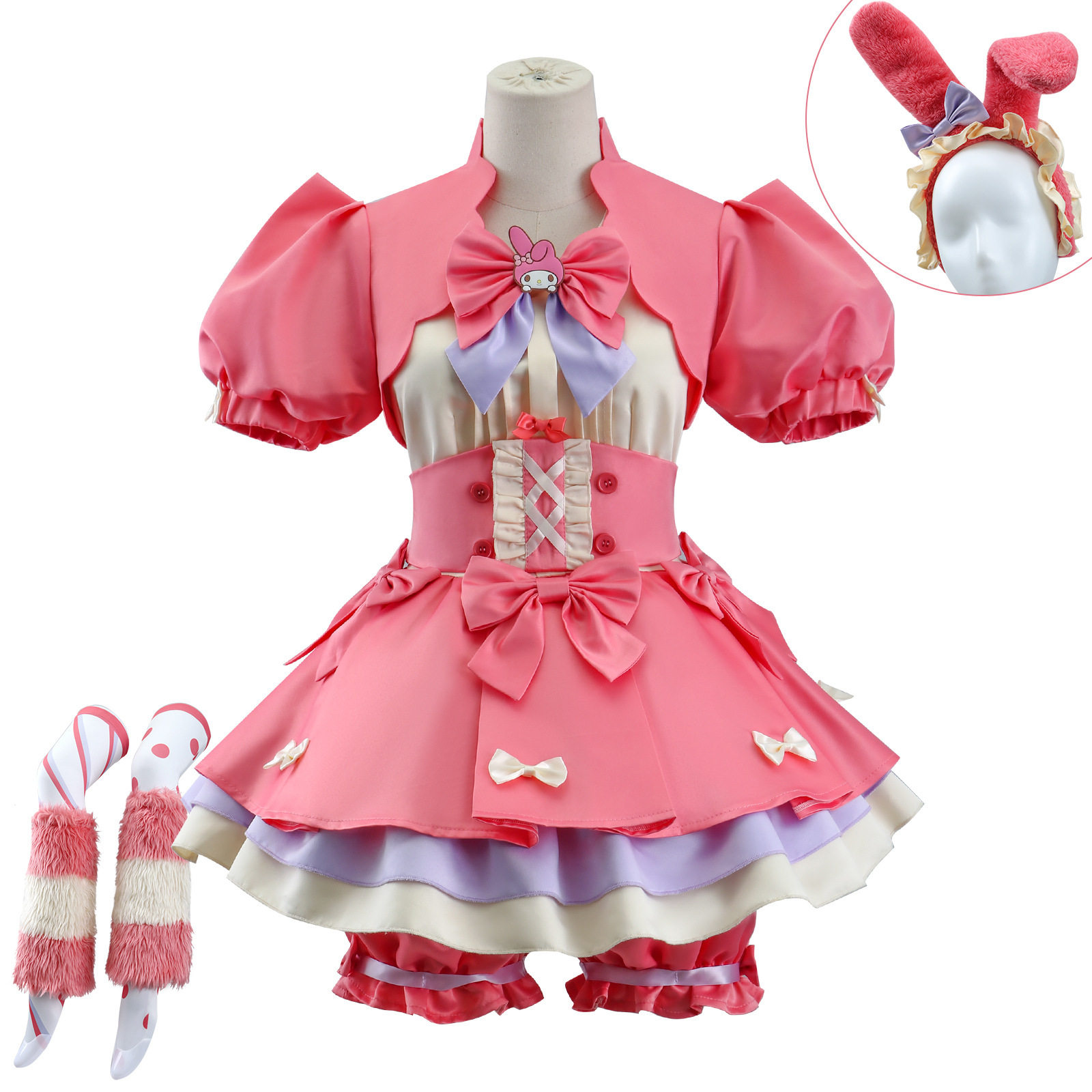 第五人格cos服三丽鸥联动美乐蒂拉拉队员cosplay服装二次元动漫服图片