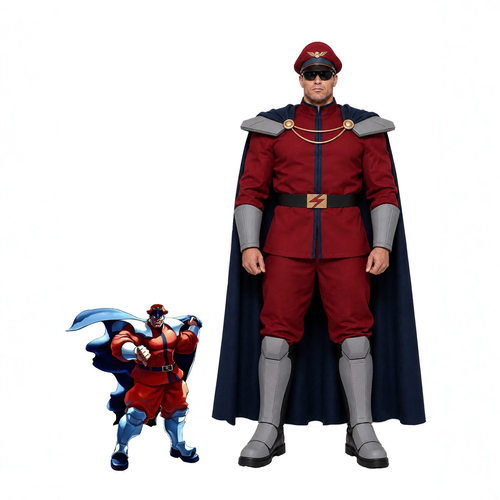 街头霸王维加cos服M.Bison拜森全套披风套装万圣节cosplay