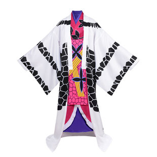 上弦陸堕姬cos服 鬼灭之刃花街篇cospaly服装 二次元cos衣服工厂