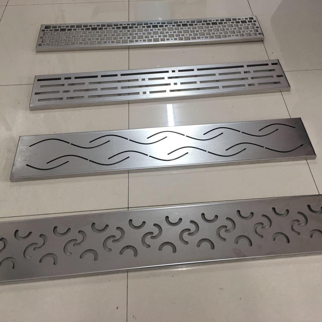 扬中恒瑞厂家直销304不锈钢排水沟201下水道冲孔篦子规格多带盖