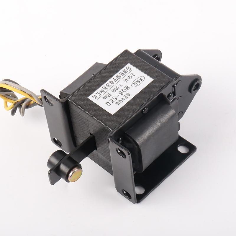 直销MQ6-5N(SA-3702)大吸力交流牵引电磁铁可推拉使用行程20mm