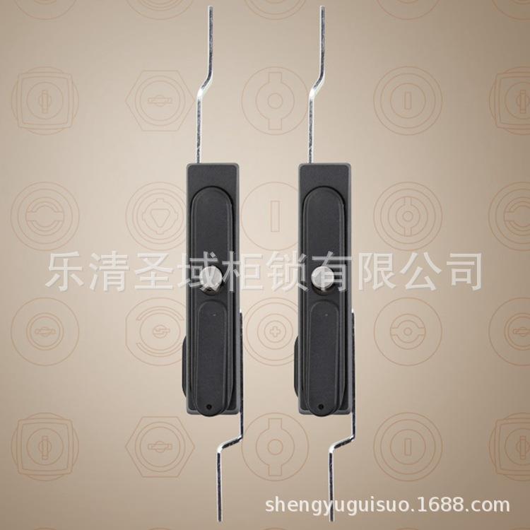 MS840-1G带铅封孔电气柜锁 平面连杆传动锁 镀锌钢栓双杆锁ms801