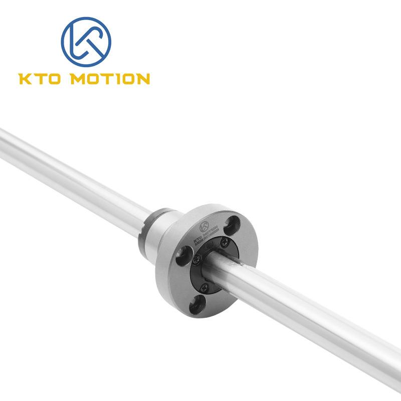 KTO国产无噪导轨大载荷圆筒法兰滚珠花键SLF系花键轴生产厂家