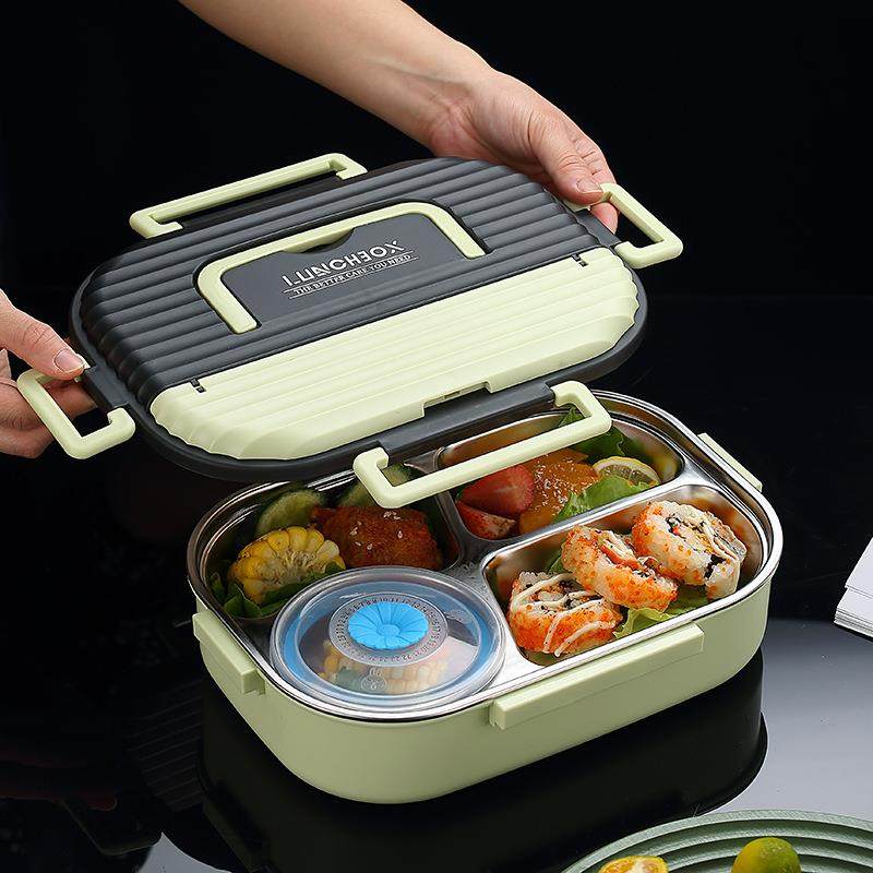 304不锈钢保温饭盒小学生专用分格餐盘高中生儿童便当餐盒上班族,餐饮具,保鲜盒,淘宝优惠券,粉丝福利购,淘宝优惠卷