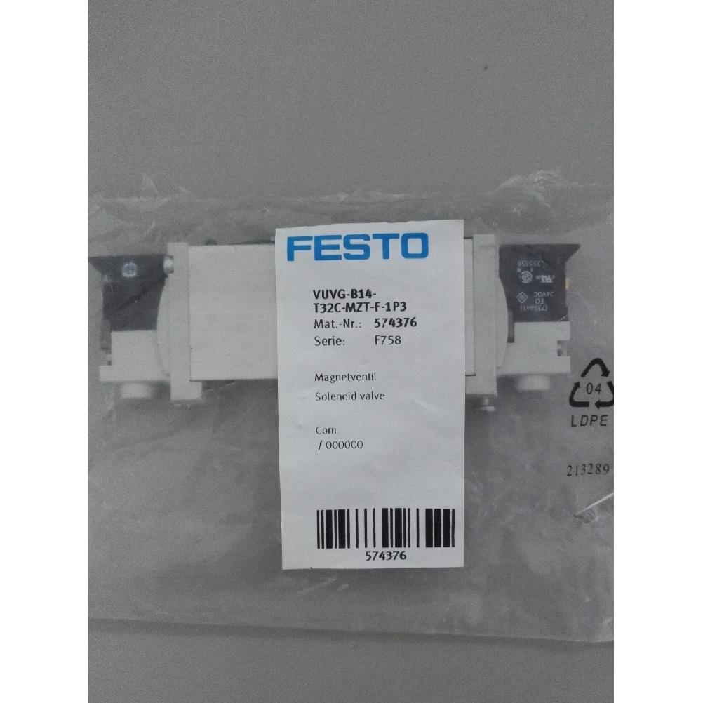 全新原装FESTO费斯托电磁阀 VUVG-B14-T32C-MZT-F-1P3 574376