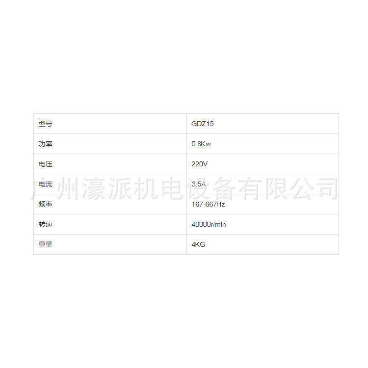 GDZ-15广告木工用水冷电机主轴雕刻开槽机械铣刀/定金 价格面议
