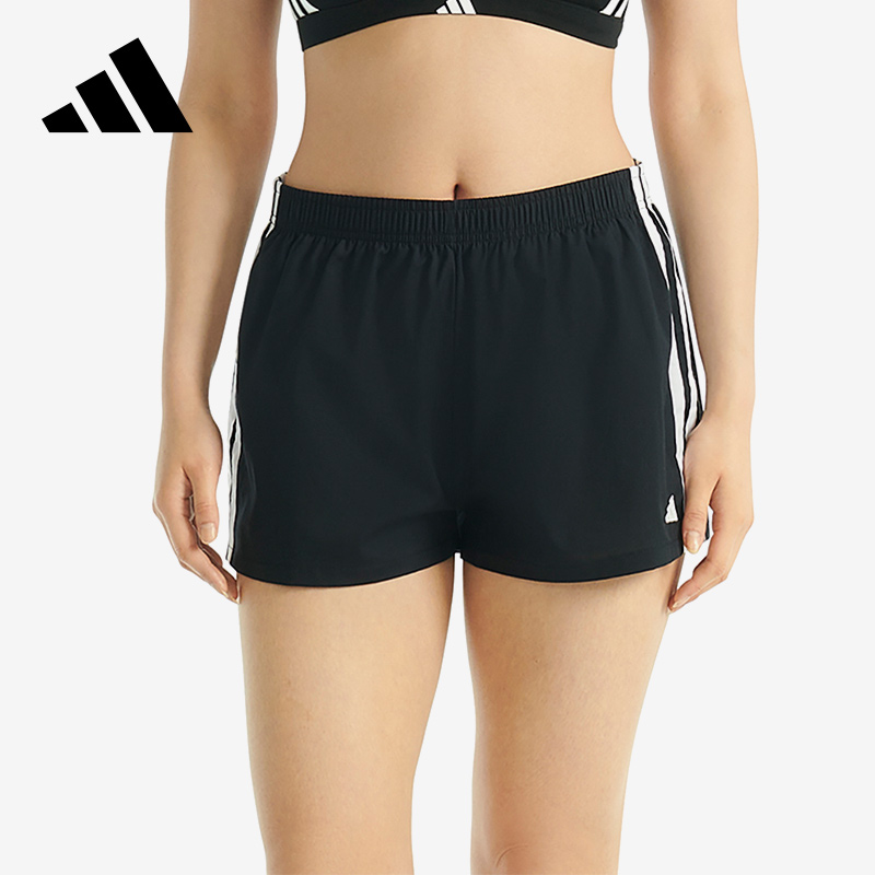 Adidas/阿迪达斯跑步健身运动短裤女速干宽松透气马拉松瑜伽裤