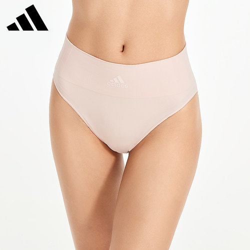 阿迪达斯女士高腰收腹无缝内裤