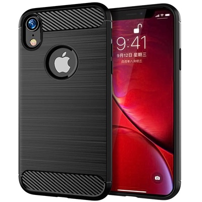 苹果XR碳纤纹拉丝壳高端全包防摔磨砂超薄散热iPhone舒适高档