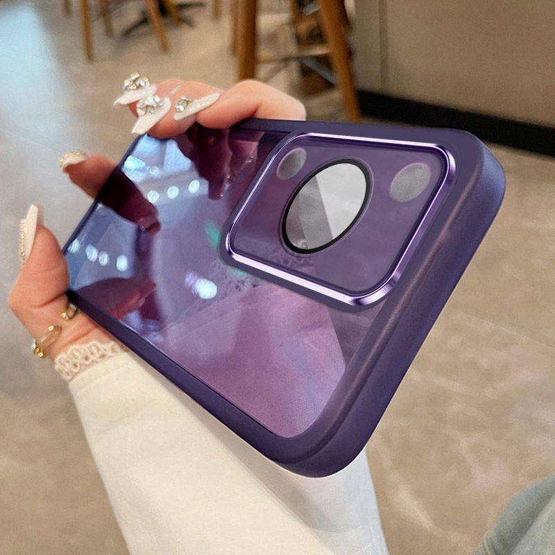 简约自带镜头膜华为畅享70手机壳高级FGD-AL00原装保护套软壳新款