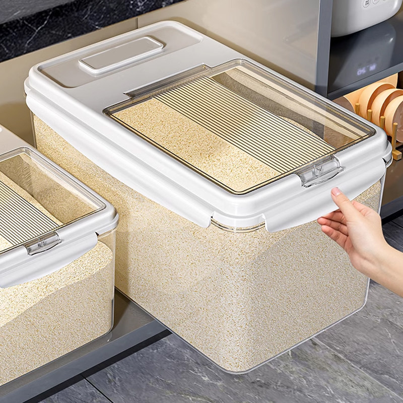 装米桶家用防虫防潮密封面粉储米缸厨房杂粮大米磁吸翻盖储粮桶罐,厨房/烹饪用具,米桶/米缸,淘宝优惠券,粉丝福利购,淘宝优惠卷