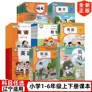 【辽宁地区专用】正版2026适用人教版小学一二三四五六年级上下册语文数学英语全套教材教科书外研版沪教版北师大1-6上下册语数英
