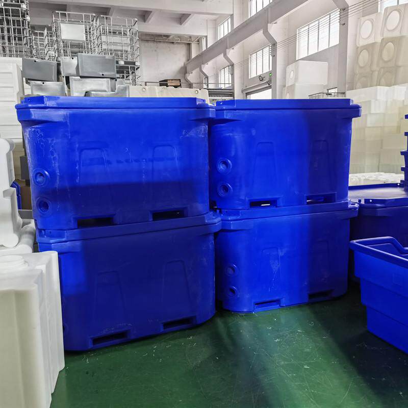 保温箱滚塑活渔虾食品保鲜储存1000L冰桶运输耐用异形加工