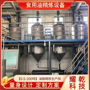 菜籽油加工成套设备 大型油菜籽压榨精炼设备厂家 策划设计方案
