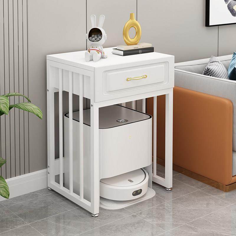 云鲸伴侣扫地机器人置物架科沃斯N9石头鱼缸架收纳柜可移动带轮子