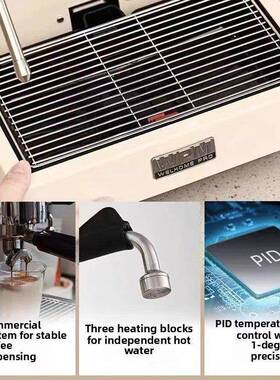 慧佳咖啡机小型家用半自动Welhome Kd-310P现磨咖啡办公室商用