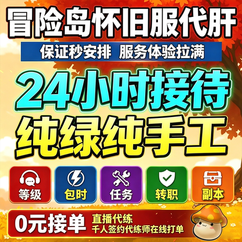 冒险岛怀旧服代练代打代肝金币托管等级任务装备挑战者冒险家戒指