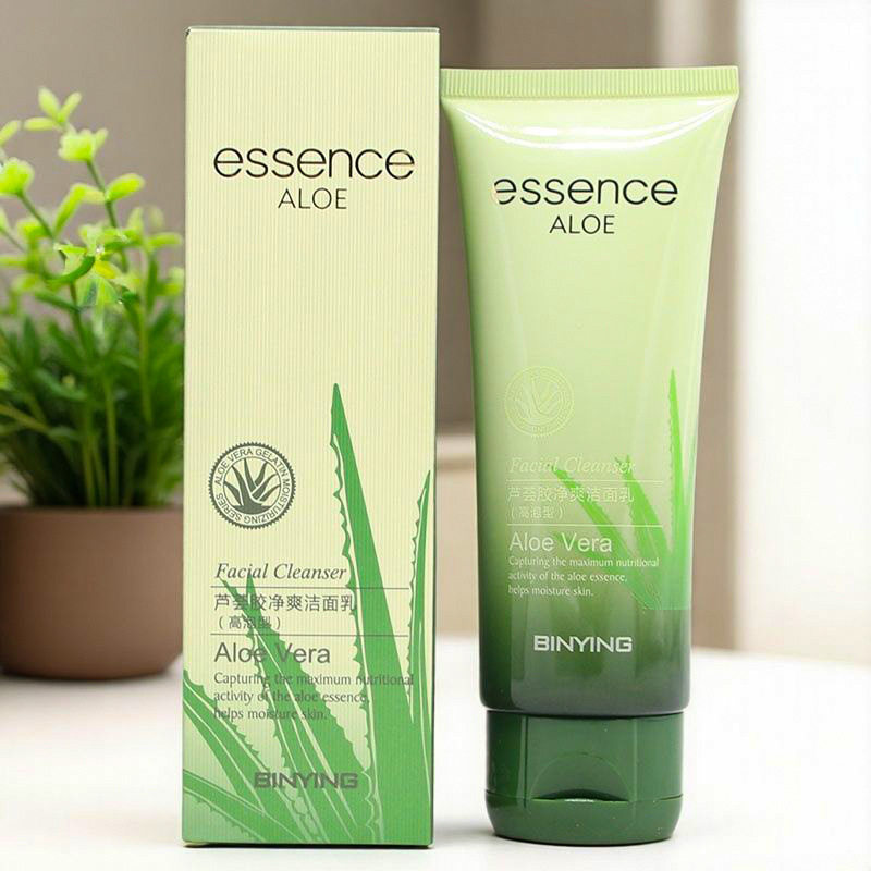 新款 高泡沫滋润补水保湿面部清洁芦荟洁面皂/洁面产品