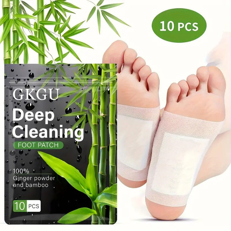 GKGUDeepCleansingFootPatch深层清洁足部贴片竹醋足部护理浴足剂