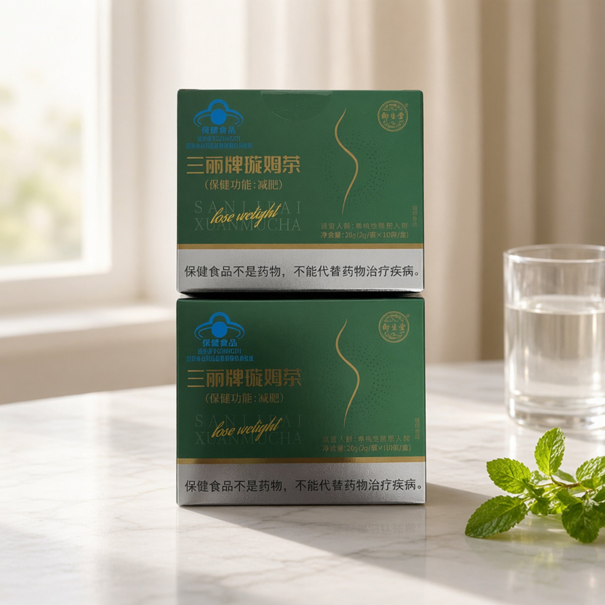 【拍1发5盒】三丽牌璇姆茶减肥减脂茶多种规格直销版正品防伪可查