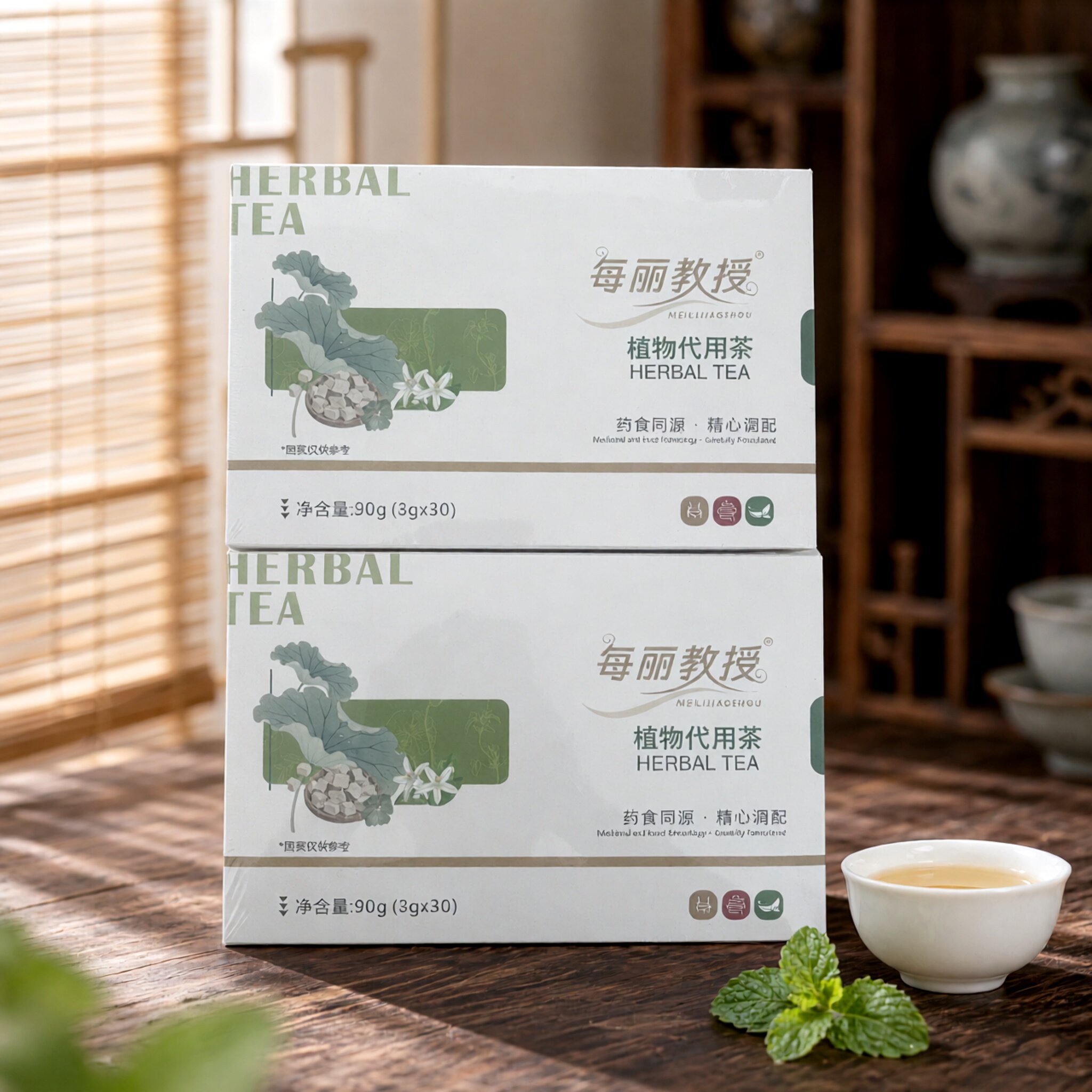 【拍1发2盒】每丽教授植物代用茶30袋/盒精心调制配方养生优品图片