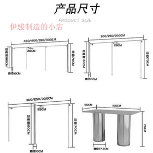 服装 店铺展示架厂家 不锈钢创意挂衣架货架女装 店陈列架上墙壁挂式