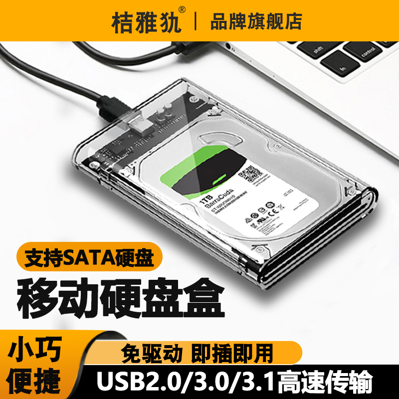 USB3.0透明移动硬盘盒