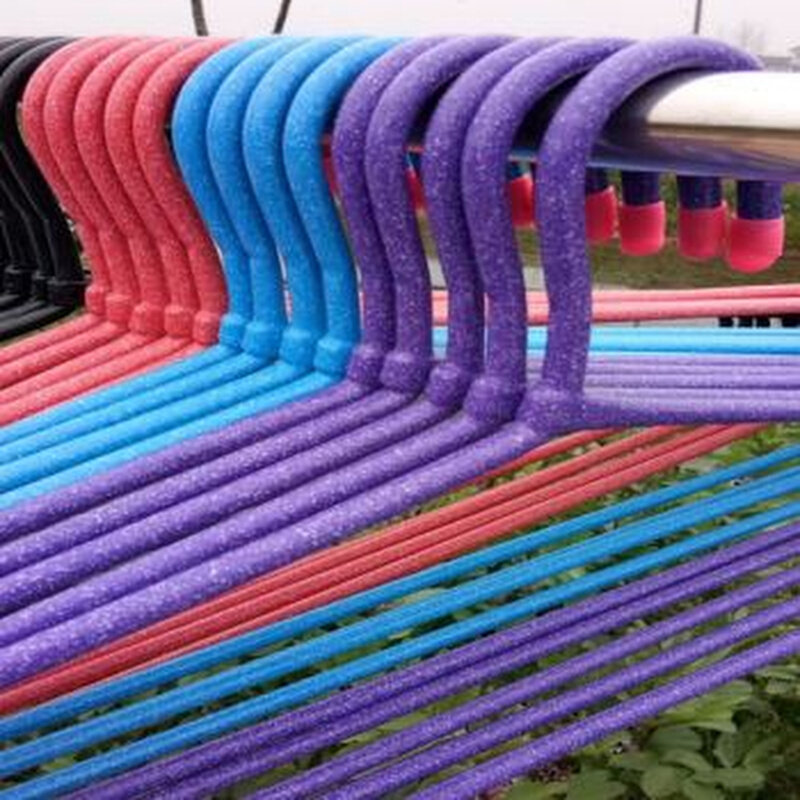 新品超大b号浴巾衣架大衣架晒被子晾床单被套不锈钢实心加粗长沙