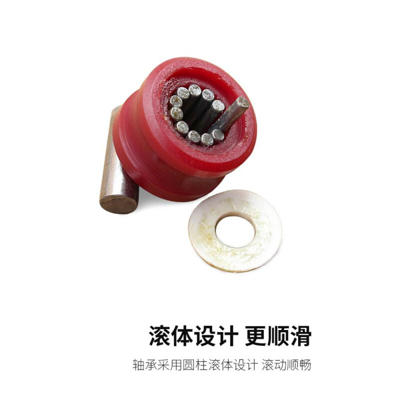 77老式型推拉塑钢窗滑轮88型塑钢门窗下轨双平轮 阳台玻璃窗滚轮