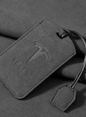 适用特斯拉Model3/Y卡片车钥匙套modelx/s男女卡套翻毛皮卡包扣丫