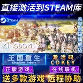 Reborn电脑PC中文游戏 CDKEY在线联机国区全球区Kingdoms Steam正版 王国重生激活码