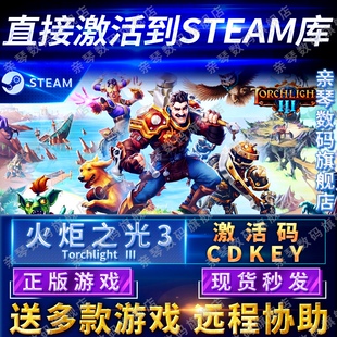 火炬之光3激活码 Steam正版 CDKEY国区全球区Torchlight 3电脑PC中文游戏Torchlight III