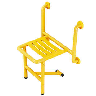 浴室折叠凳双扶手老人专用洗澡椅孕妇残疾人防滑淋浴间壁挂式凳子