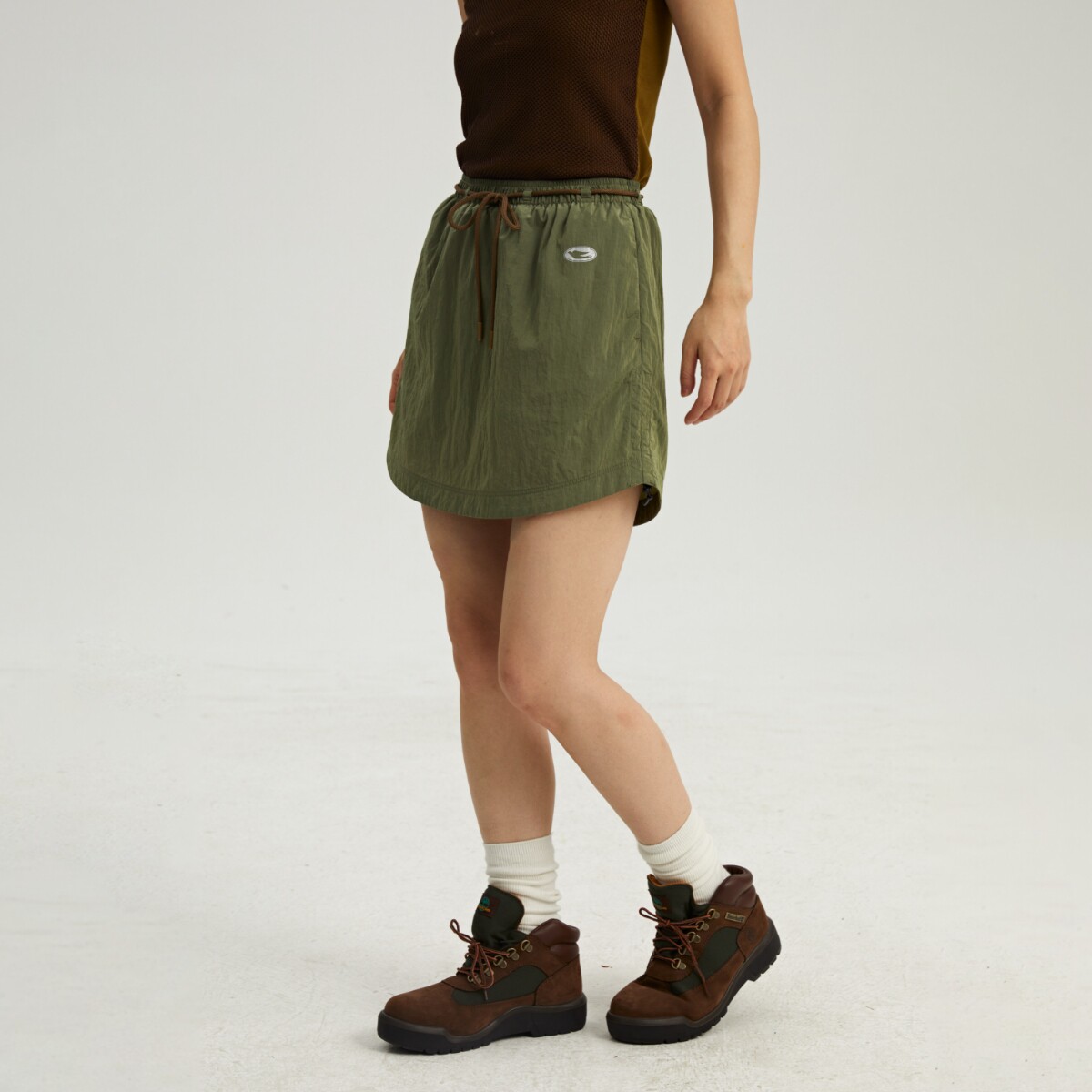oneup徒步登山户外运动短裙女夏网球裙子山系a字半裙工装半身裙qc