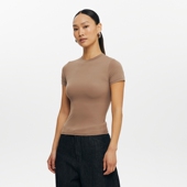 紧身短袖 oneup裸感超弹系列 塑形修身 T恤女夏运动健身服瑜伽上衣