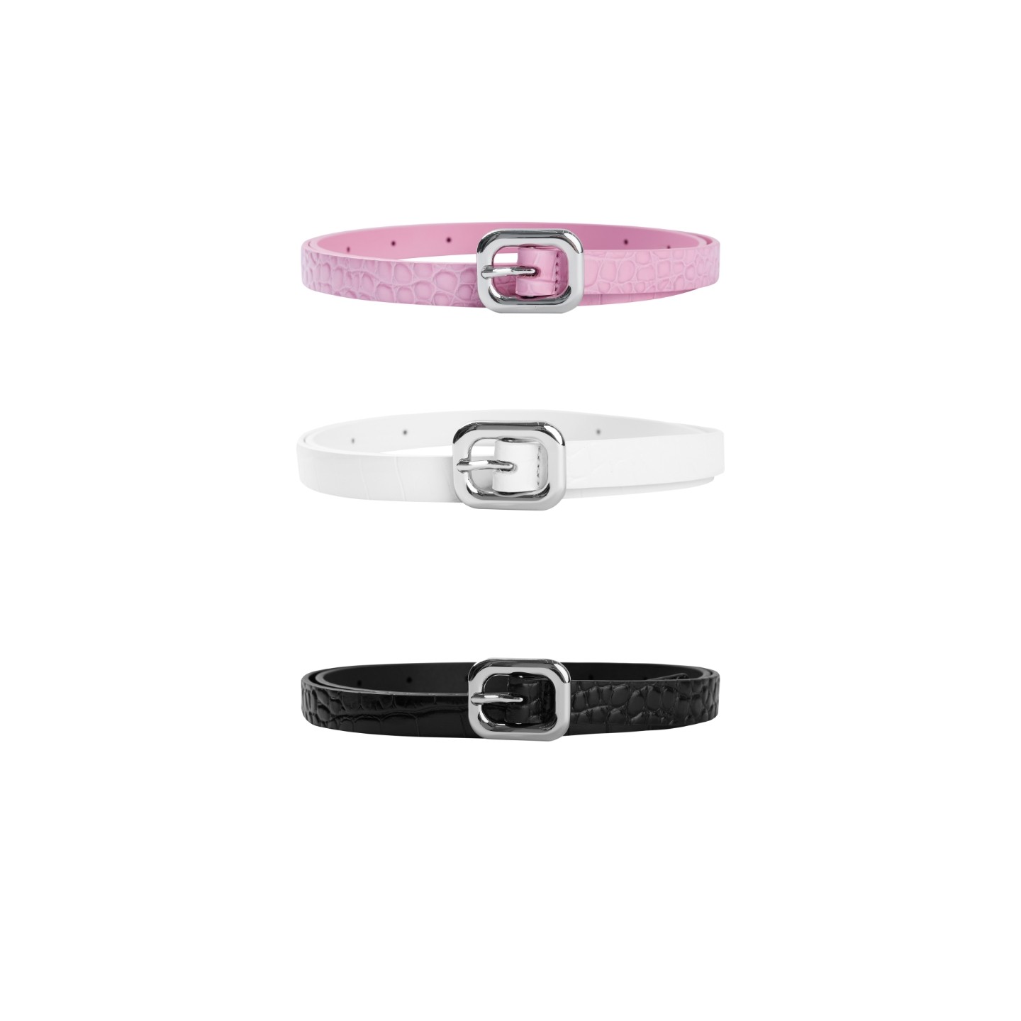 oneup休闲鳄鱼纹真皮牛皮细皮带女小众高级感通勤针扣牛皮革腰带,服饰配件/皮带/帽子/围巾,腰带/皮带/腰链,淘宝优惠券,粉丝福利购,淘宝优惠卷