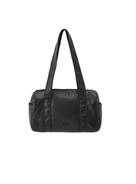 oneup油蜡感手提包简约通勤单肩包黑色枕头包大容量波士顿包包