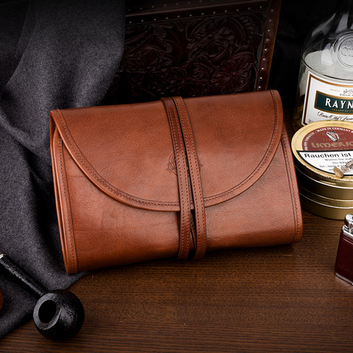一皮oneleather烟斗包牛皮