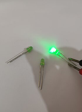 204-10SUGD 3MM绿色透镜发翠绿色光 发光二极管led灯珠204 10SUGD