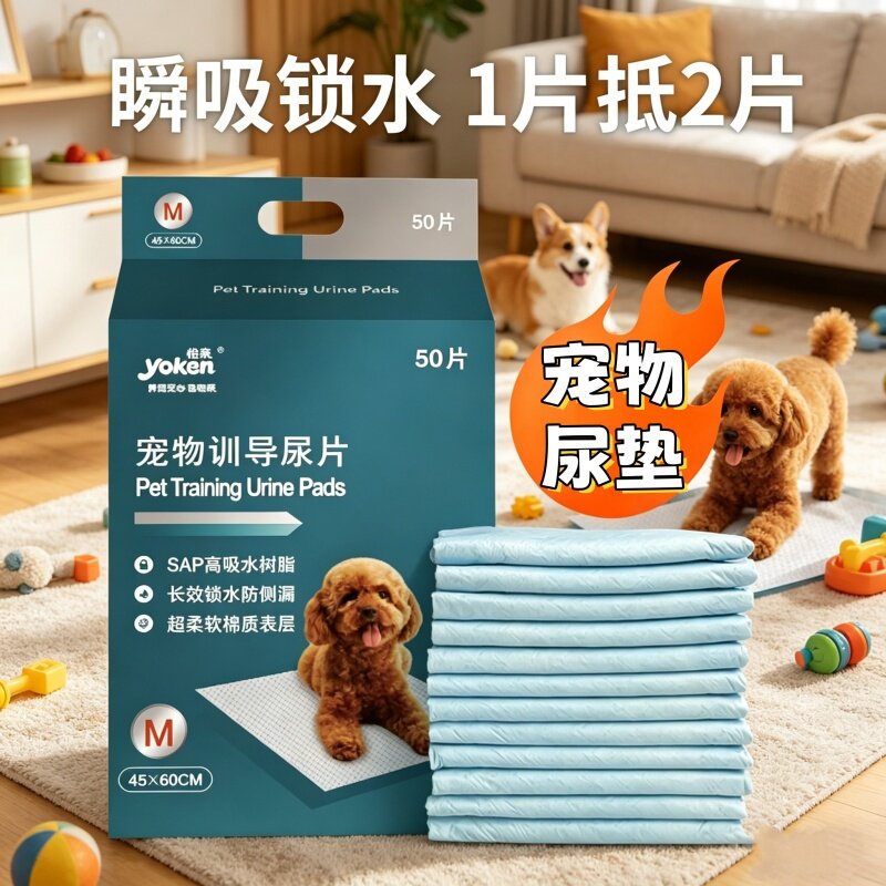 怡亲狗狗尿垫尿片宠物用品猫厕所用尿不湿加厚除臭吸水犬猫