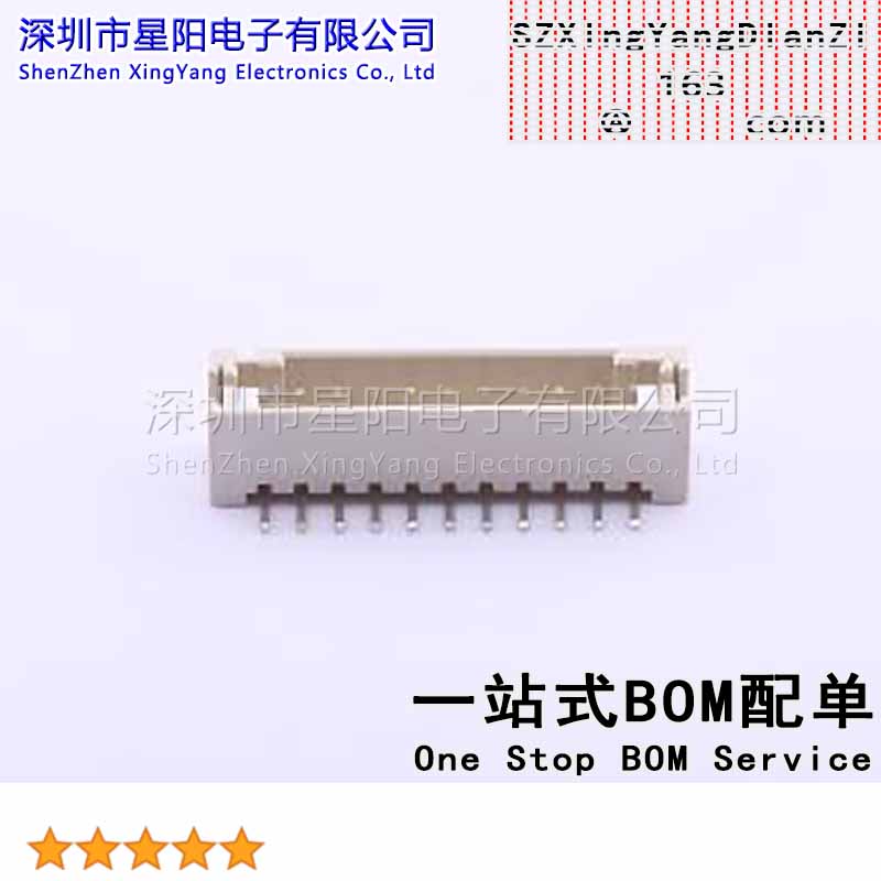 AFC20-S11BCC-00 (11Pcs)2mm 1x11P间距2mm插针结构1x11P排数1每